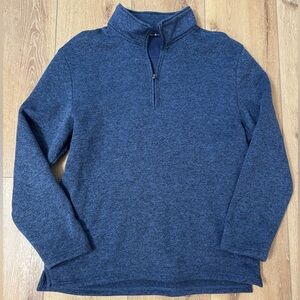 Beverly Hills Polo Club Navy Zip-Up Sweater
